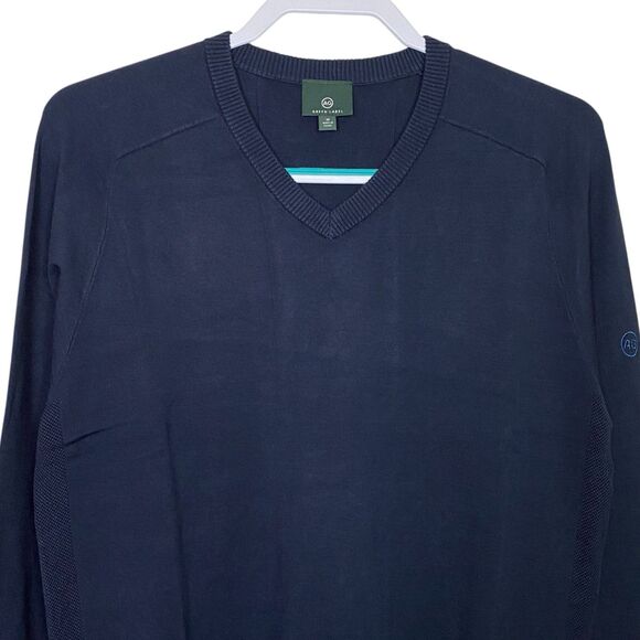 AG Adriano Goldschmied Sweater Mens M Green Blue V-Neck Preppy Lot of 2 NEW - Picture 5 of 16